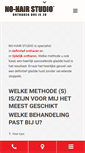 Mobile Screenshot of no-hairstudio.nl