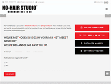 Tablet Screenshot of no-hairstudio.nl
